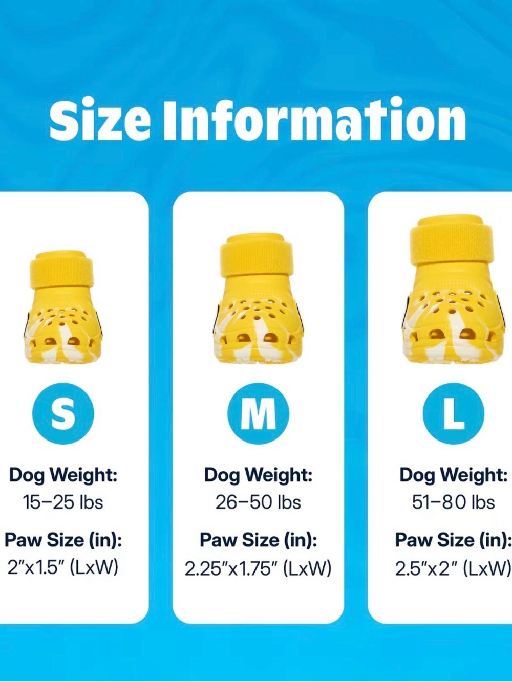 NIB Bark x CROCS Dog Yellow Waterproof Shoes Size Medium - Picture 7 of 10